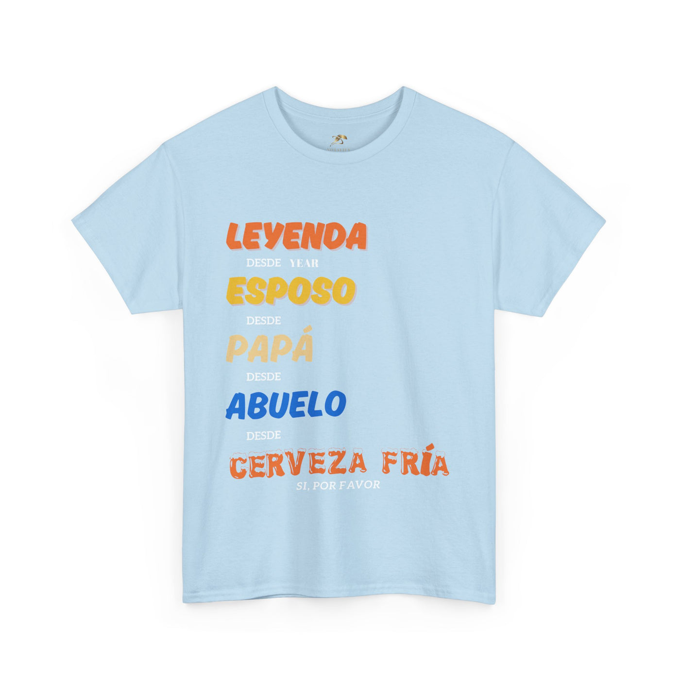 Funny Grandpa Beer Shirt | Leyenda Desde Esposo Papá Abuelo Tee | Spanish Dad Gift | Fathers Day Latino Humor T-Shirt for Men | Gift for Dad