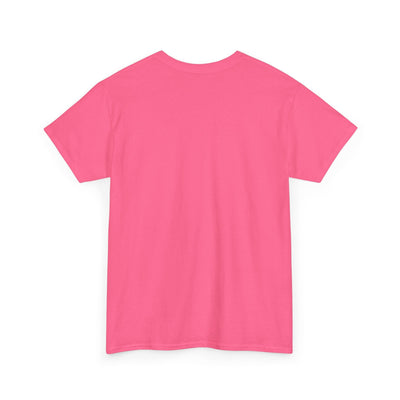 Pink unisex T-shirt with a retro "Be Kind, Rewind Often" design, perfect for 90s nostalgia lovers.