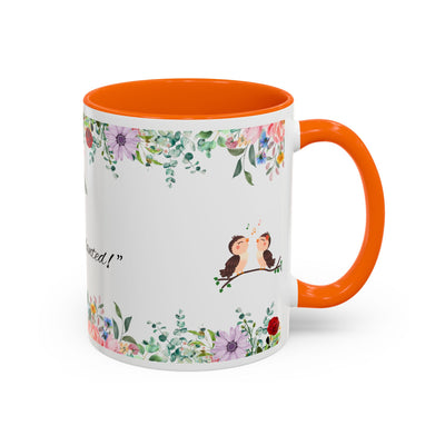 Mug, Inspirational Ceramic Cup w/ Flower Design, Bloom where you are planted, Gift for her/him, Quote Tea Mug, Home Office Decor, - NOTALIFY