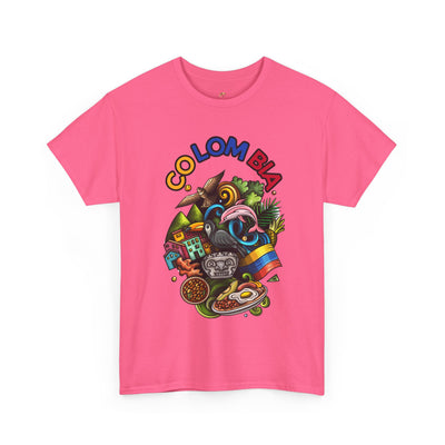Colorful Unisex Heavy Cotton Tee with Joyful Message, Fun T-Shirt, Casual Wear, Gift for Friends, Summer Vibes, Festival Apparel - NOTALIFY