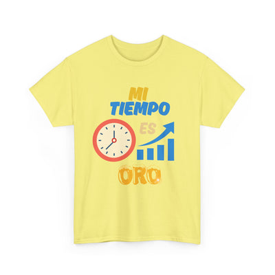 Mi Tiempo Es Oro Spanish Productivity T-Shirt | Time Management Motivational Tee | Entrepreneur Shirt | Focus and Hustle Shirt | Unisex