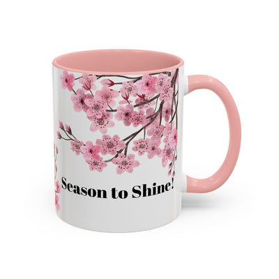 Coffee Mug, Season to Shine Design - Festive Holiday Gift, Spring Mug,