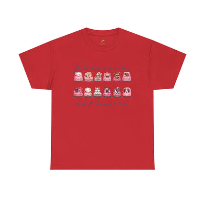 Cute Dogs Mother's Day T-Shirt, Best Things In Life Are Free, Unisex Tee, Gift For Mom, Heavy Cotton Shirt - NOTALIFY