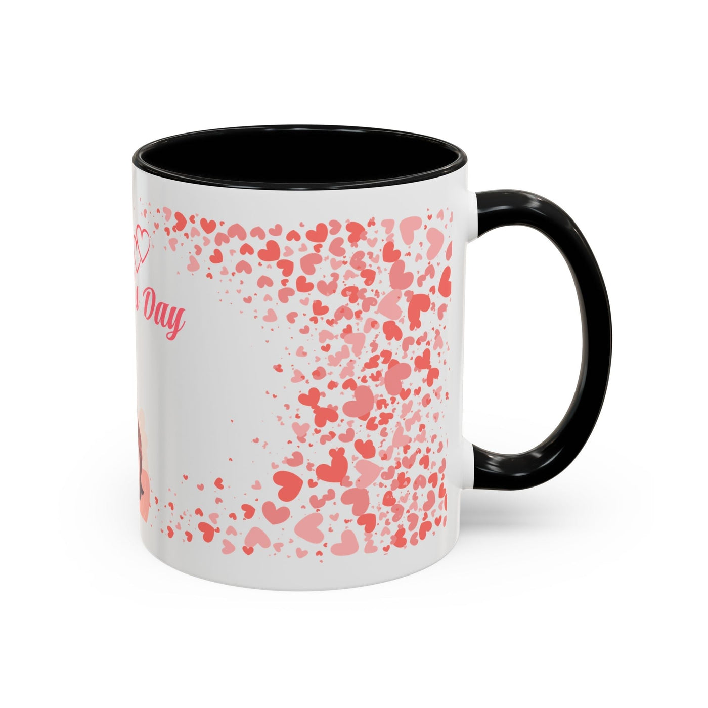 Cute Hearts Mug – Mother's Day Gift for Mom, Tea & Coffee Cup