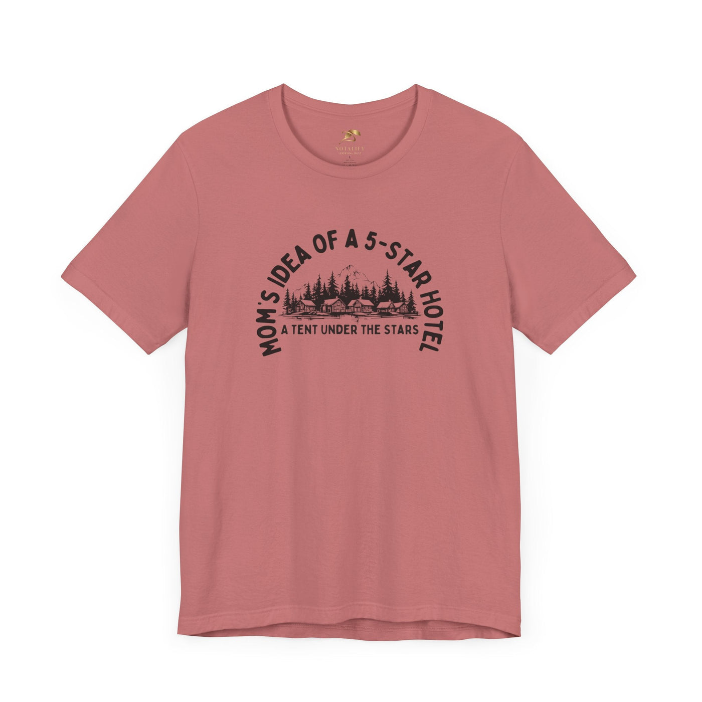 Mom's 5-Star Hotel Camping Tee, Unisex Comfort Shirt, Nature Lover Gif