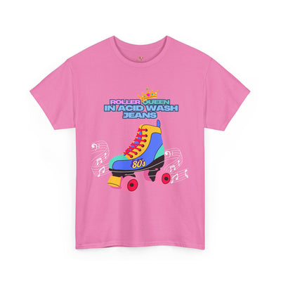 Roller Queen in Acid Wash Tee, Vintage Roller Skating Shirt, Retro 80s Graphic Tee, Unisex Graphic T-Shirt, Roller Derby Shirt, Roller Disco - NOTALIFY