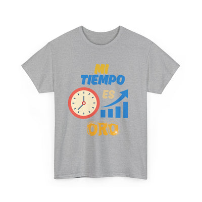 Mi Tiempo Es Oro Spanish Productivity T-Shirt | Time Management Motivational Tee | Entrepreneur Shirt | Focus and Hustle Shirt | Unisex