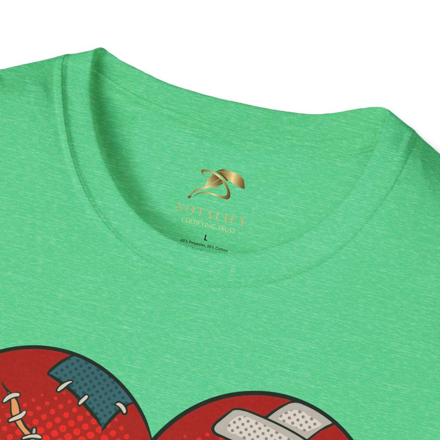 Heart Fixed Enamorados unisex t-shirt with heart design, perfect Valentine's gift for couples.