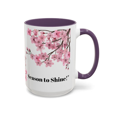 Coffee Mug, Season to Shine Design - Festive Holiday Gift, Spring Mug,