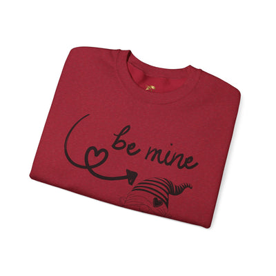 BE MINE Gnome Unisex Sweatshirt, Cozy Crewneck Jumper, Soft Pullover, Gender-Neutral Sweater, Casual Winter Shirt - NOTALIFY