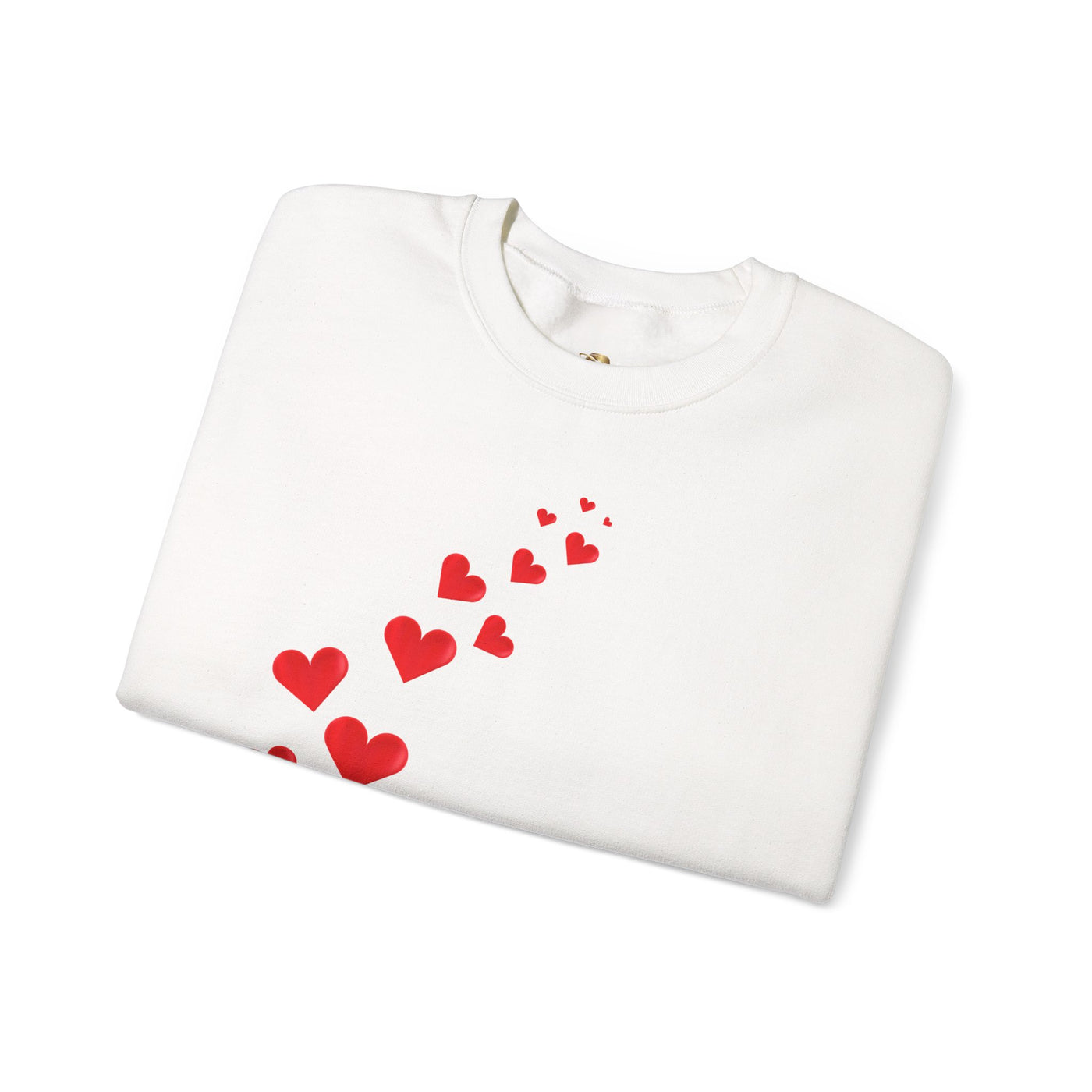 You are Enough Hearts Love Sweatshirt - Unisex Heavy Blend Crewneck, Gift for Him Her, Ultimate Comfort, Every Season, Unisex Sweatshirt - NOTALIFY