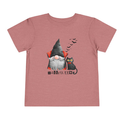 NOTALIFY Boo Halloween Gnome-CAT Toddler T-Shirt | Cute Fall Tee with Candy Bucket | Soft Cotton Short Sleeve | Spooky Outfit