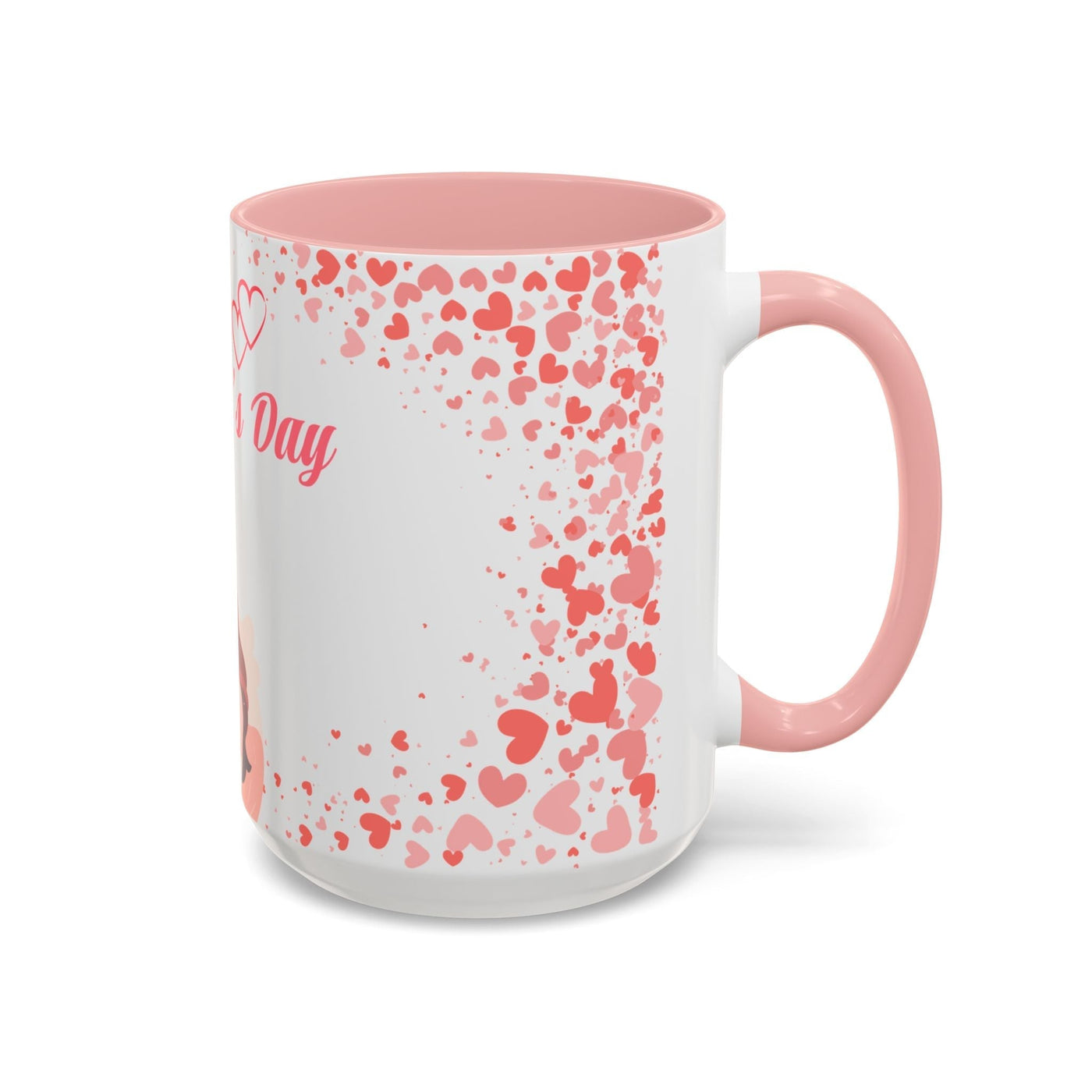 Cute Hearts Mug – Mother's Day Gift for Mom, Tea & Coffee Cup