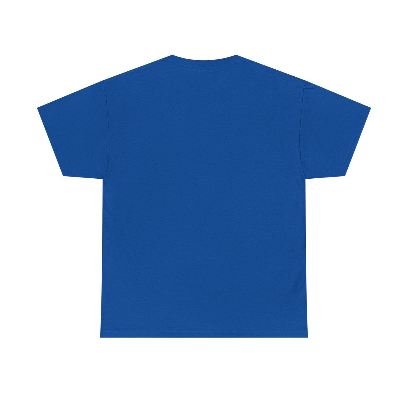 Blue unisex T-shirt with "Be Kind, Rewind Often" positive quote, retro vibe design.