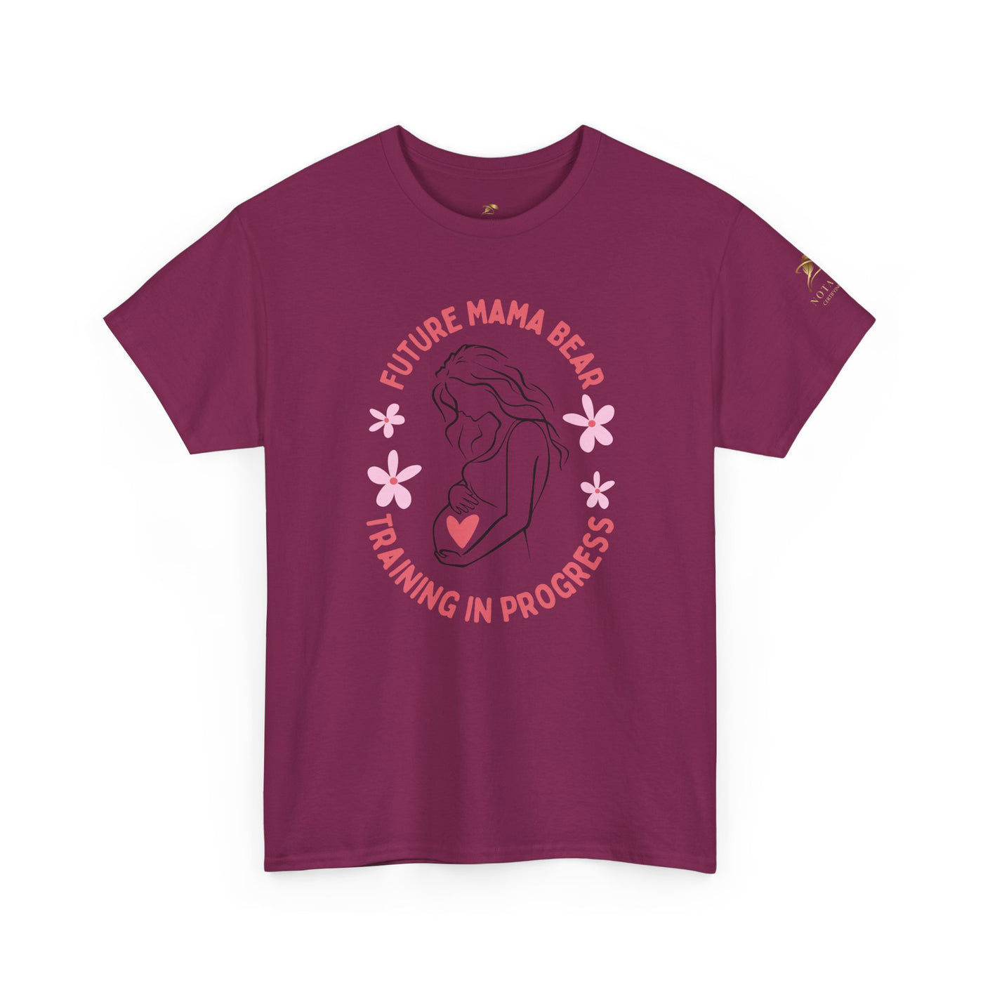 Maternity T-Shirt, Future Mama Bear, Training in Progress, Pregnancy A