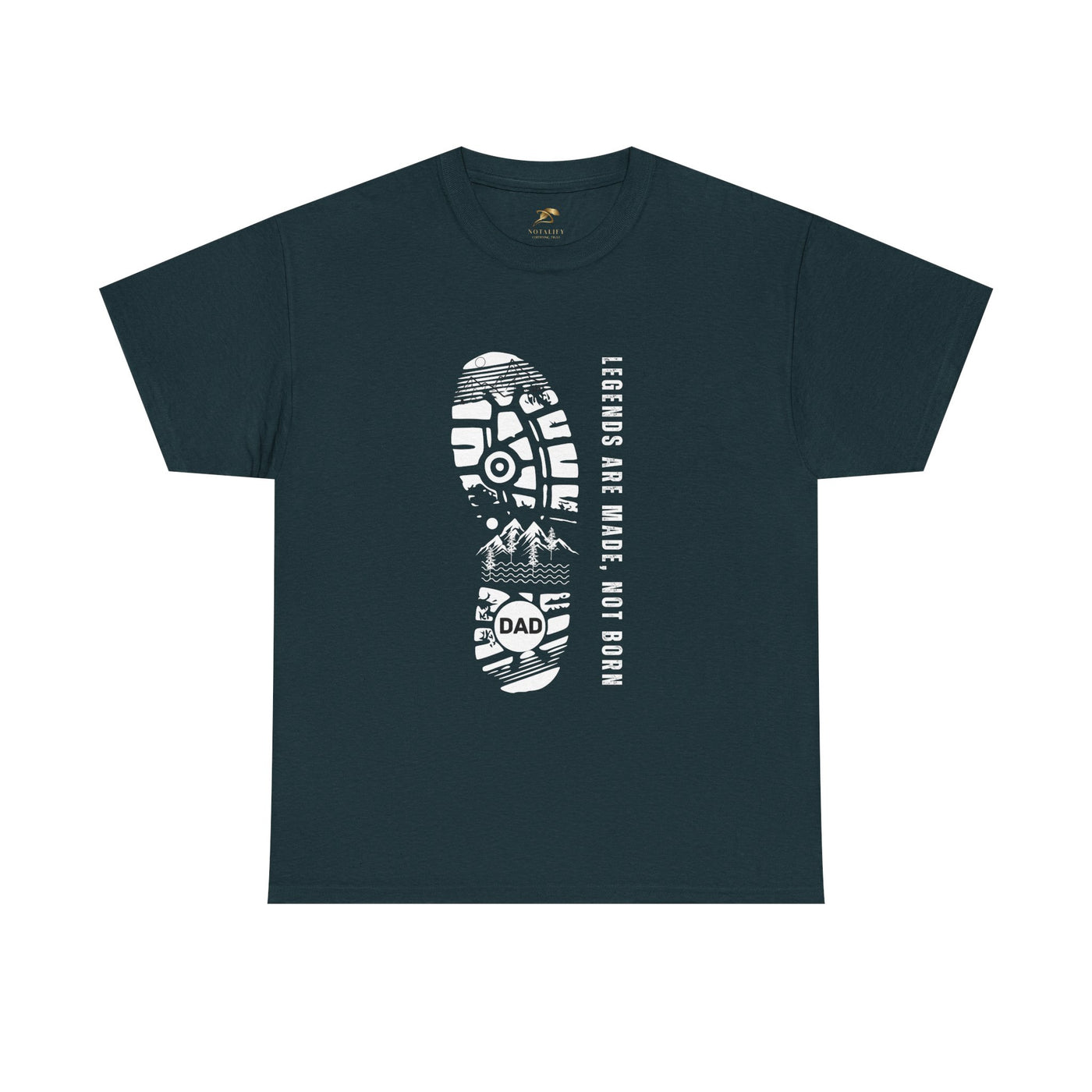 Legends Are Made Not Born Dad Shirt | Fathers Day Gift | Inspirational Daddy T-Shirt | Legendary Dad Tee | Gift for Father Husband Grandpa