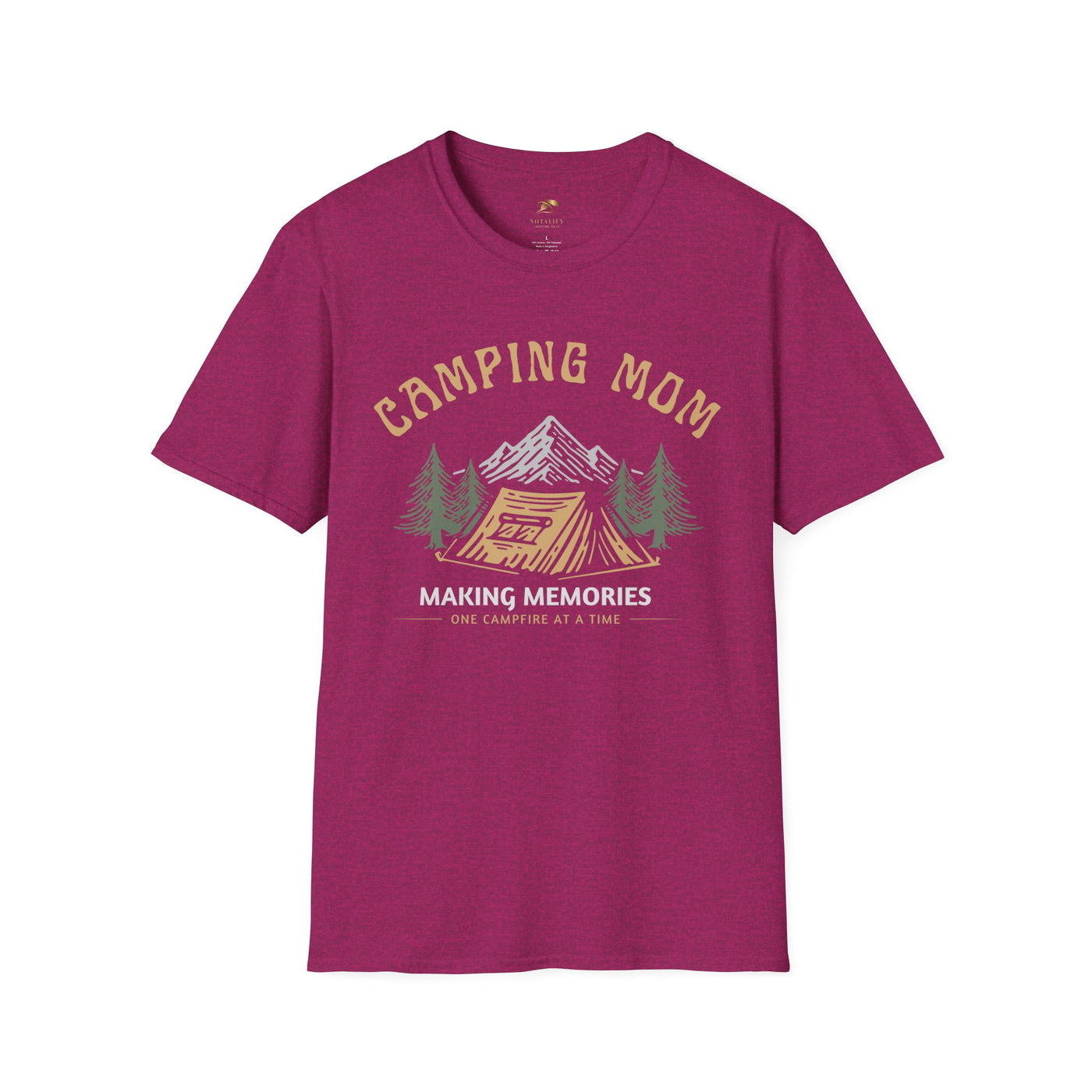 Camping Mom T-Shirt, Campfire Memories Tee, Outdoor Adventure Shirt, N