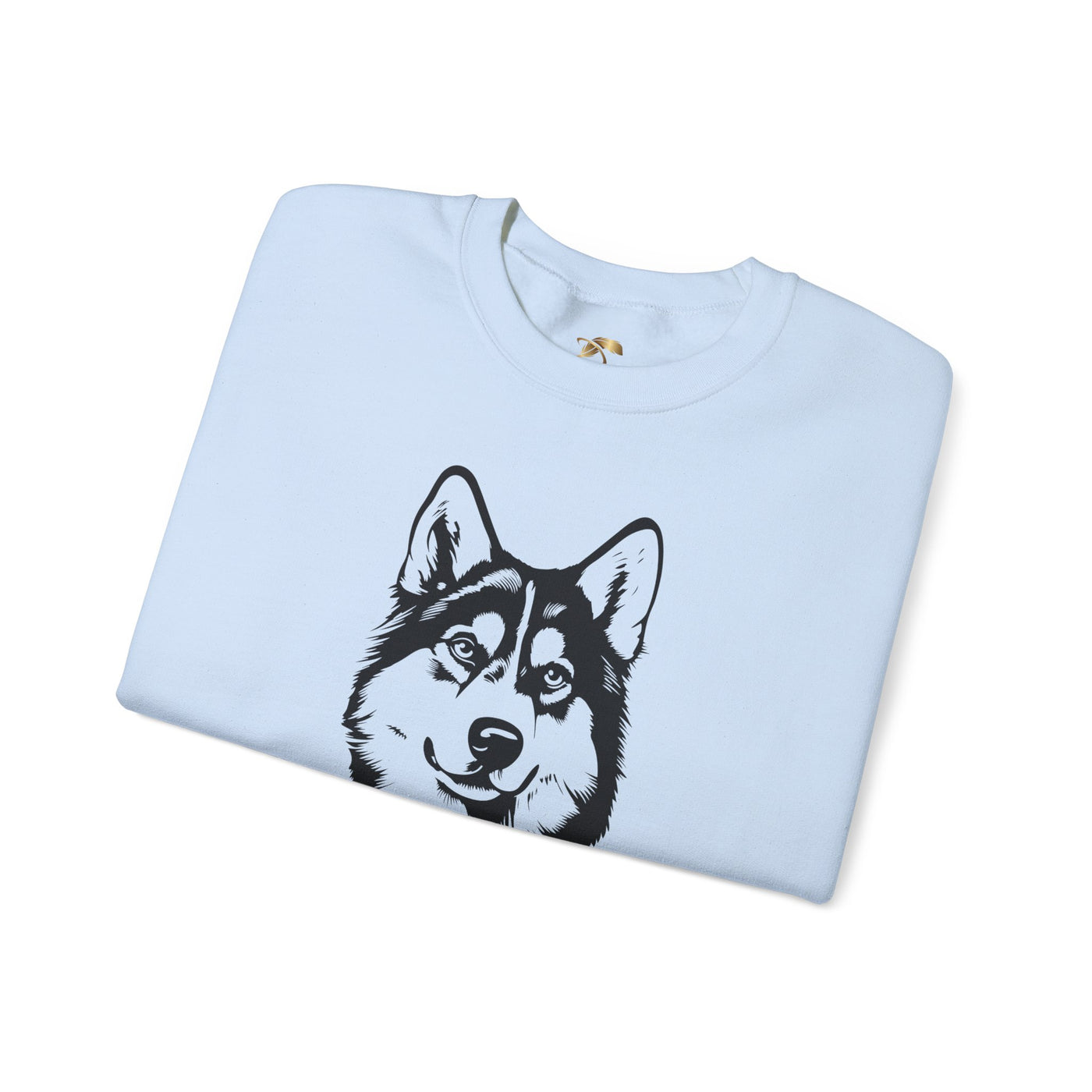 Husky Lover Sweatshirt, Pet's Name Personalized Gift Idea, Husky Dog Owner Apparel, Custom Dog Paw Print Jumper, Comfy Crewneck - NOTALIFY