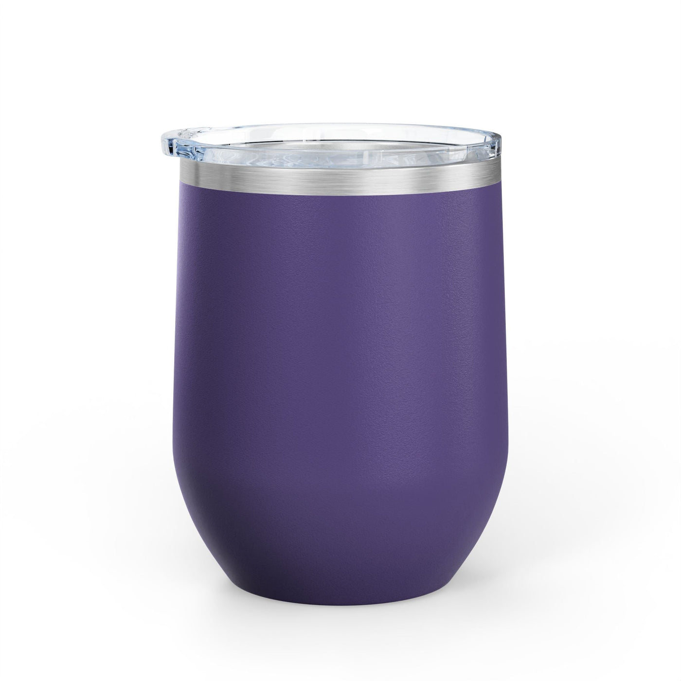 Positive Affirmation Wine Tumbler, 12oz stainless steel with double-wall insulation and leak-proof lid.