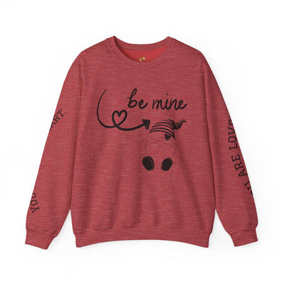 BE MINE Gnome Unisex Sweatshirt, Cozy Crewneck Jumper, Soft Pullover, Gender-Neutral Sweater, Casual Winter Shirt - NOTALIFY