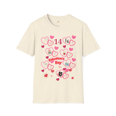 Valentines Week Love Unisex T-Shirt - Kiss Day Proposal Promise Hug Teddy Chocolate Tee Gift for Him - NOTALIFY