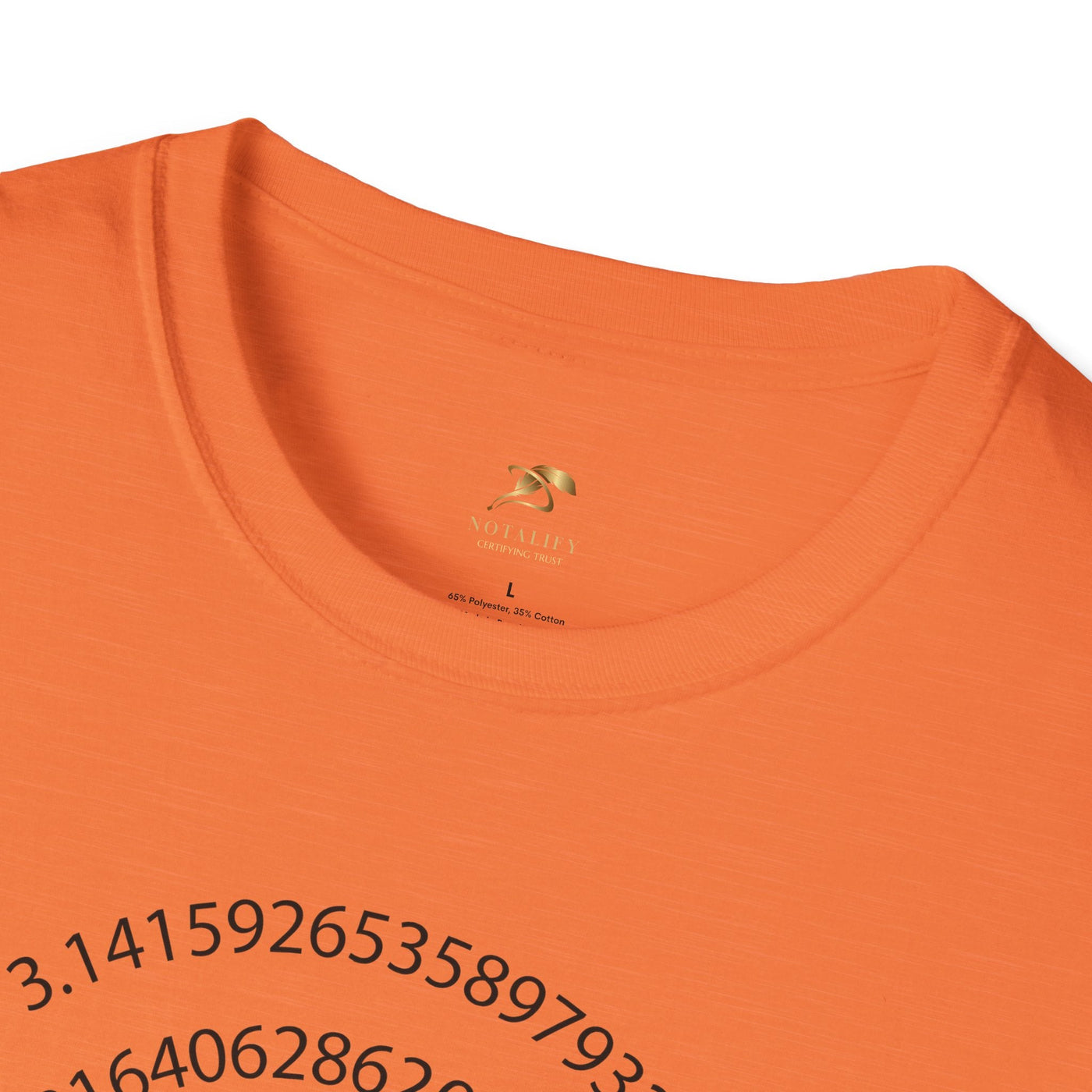 Pi Day Unisex Softstyle T-Shirt, Math Geek Gift, Irrationally Awesome 