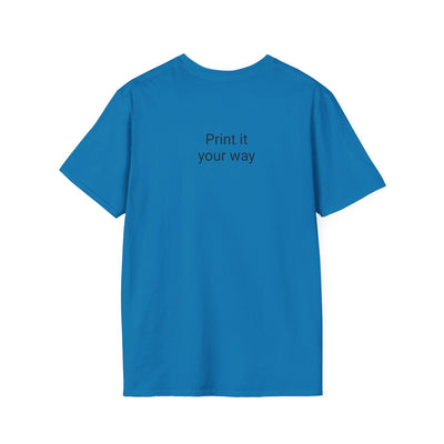 Pi Day Unisex Softstyle T-Shirt, Math Geek Gift, Irrationally Awesome 