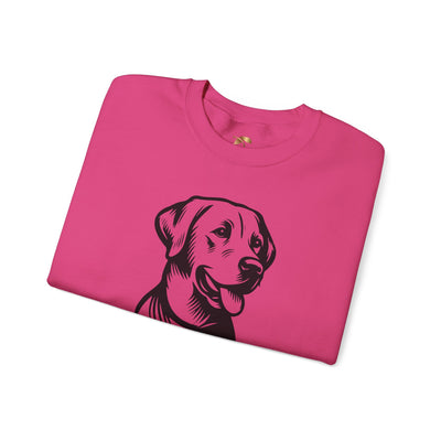 Labrador Lover Sweatshirt, Pet's Name Personalized, Labrador Dog Owner Apparel, Custom Dog Paw Print Jumper, Comfy Crewneck - NOTALIFY