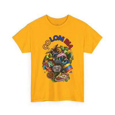 Colorful Unisex Heavy Cotton Tee with Joyful Message, Fun T-Shirt, Casual Wear, Gift for Friends, Summer Vibes, Festival Apparel - NOTALIFY