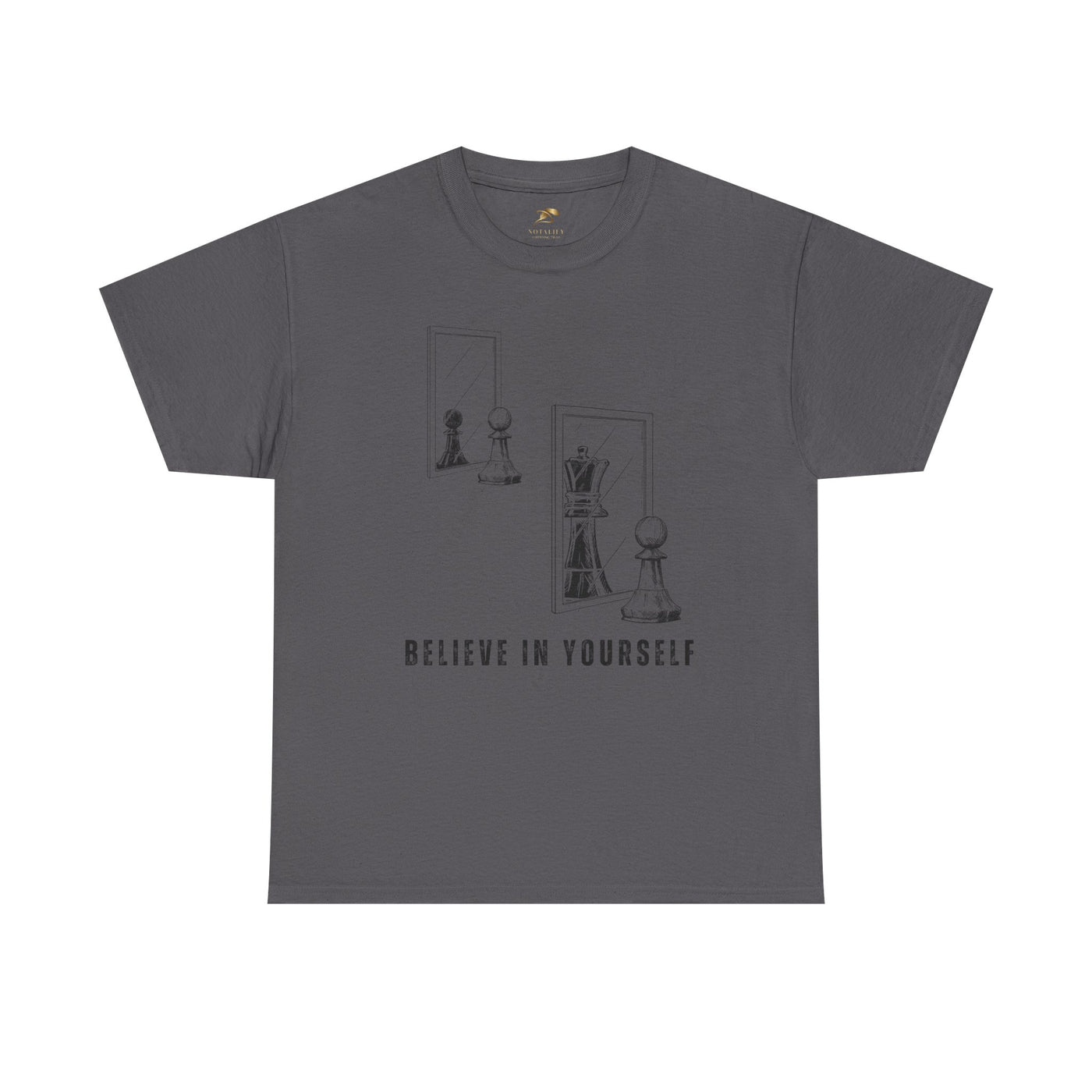 Believe in Yourself. Chess Pawn to King Reflection Tee | Inspirational Self-Esteem Tee | Motivational Shirt | Growth Mindset Gift | Unisex