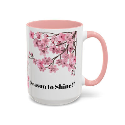 Coffee Mug, Season to Shine Design - Festive Holiday Gift, Spring Mug,