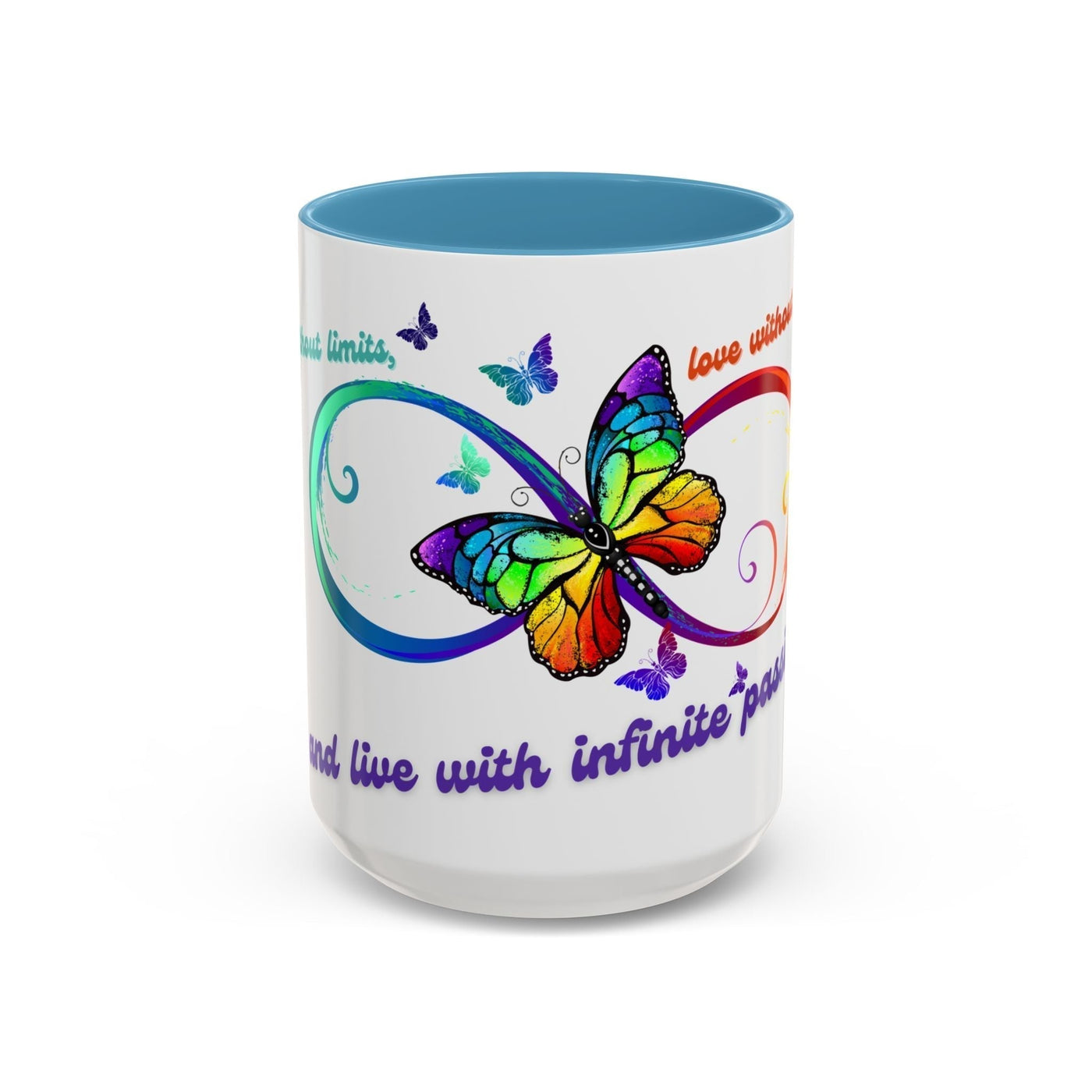 Show your drive with our "Live with Infinite Passion" tee and mug—idea