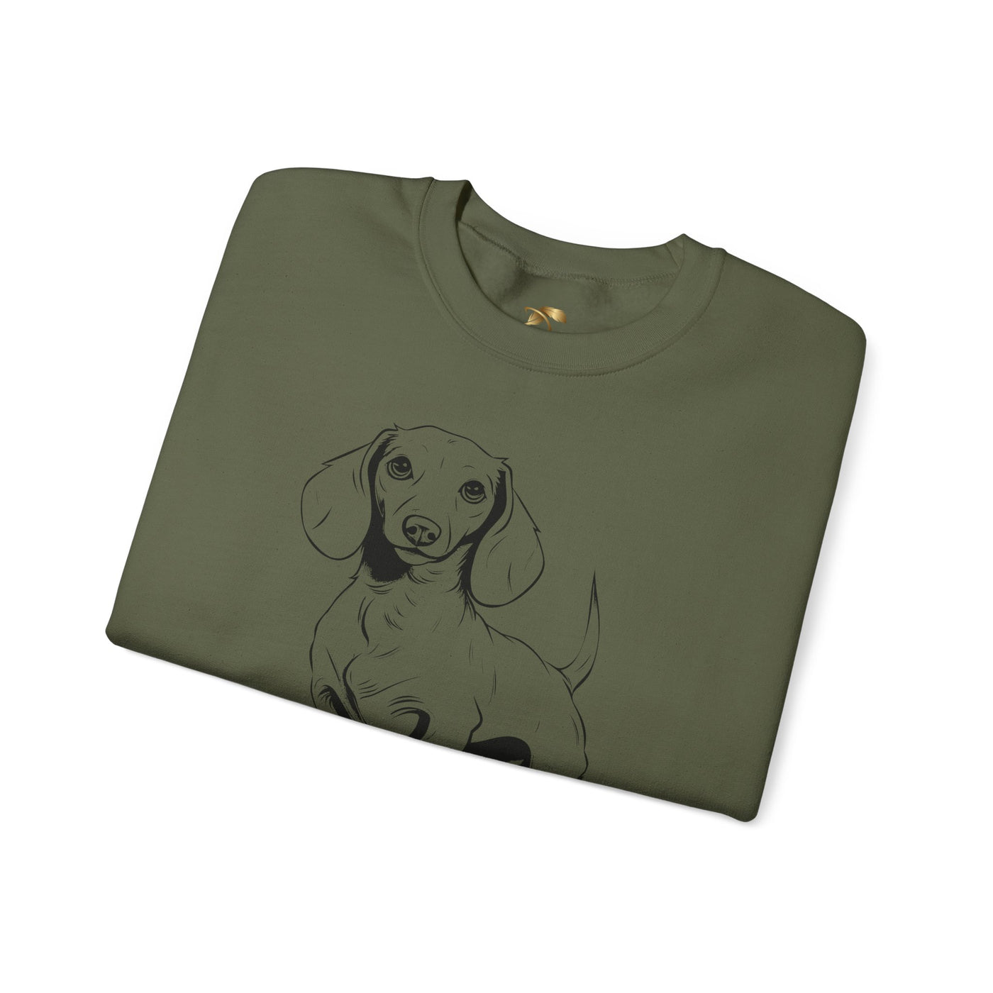 Dachshund Dog Lover Sweatshirt, Pet's Name Personalized Gift Idea, Dachshund Dog Owner Apparel, Custom Dog Paw Print Jumper, Comfy Crewneck - NOTALIFY