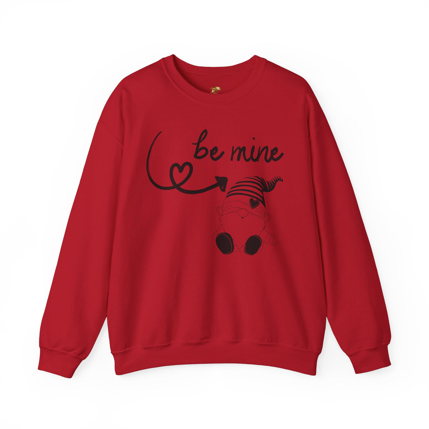 BE MINE Gnome Unisex Sweatshirt, Warm Crewneck Jumper, Comfy Pullover,