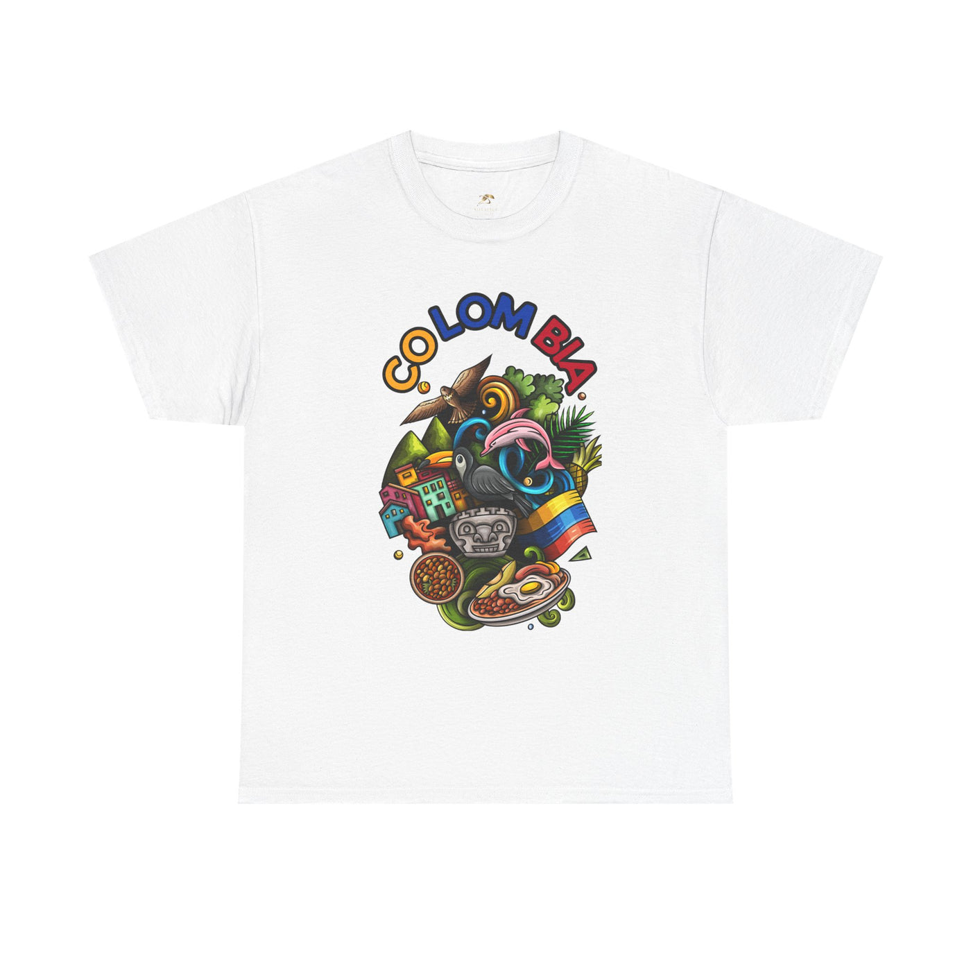 Colorful Unisex Heavy Cotton Tee with Joyful Message, Fun T-Shirt, Casual Wear, Gift for Friends, Summer Vibes, Festival Apparel - NOTALIFY