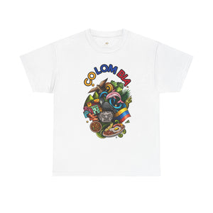 Colorful Unisex Heavy Cotton Tee with Joyful Message, Fun T-Shirt, Casual Wear, Gift for Friends, Summer Vibes, Festival Apparel - NOTALIFY