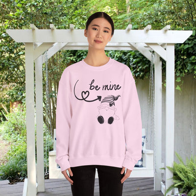 BE MINE Gnome Unisex Sweatshirt, Warm Crewneck Jumper, Comfy Pullover,