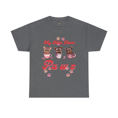 Dog Lover Unisex Tee, Animal Parent Tshirt, My Kids Have Paws Shirt, Cute Puppy Graphic Tee, Pet Owner Gift, Casual Dog Mom Dad Top - NOTALIFY