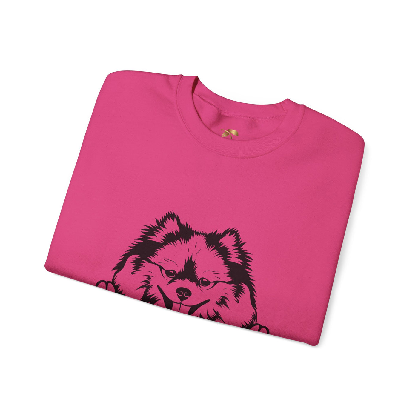Pomeranian Lover Sweatshirt, Pet's Name Personalized Gift Idea, Pomeranian Dog Owner Apparel, Custom Dog Paw Print Jumper, Comfy Crewneck - NOTALIFY