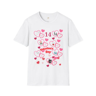 Valentines Week Love Unisex T-Shirt - Kiss Day Proposal Promise Hug Teddy Chocolate Tee Gift for Him - NOTALIFY
