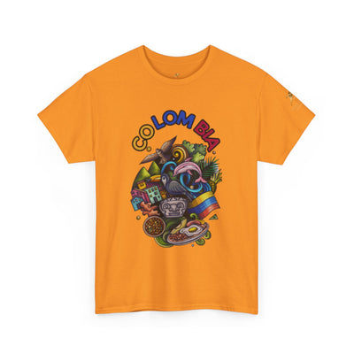 Colorful Unisex Heavy Cotton Tee with Joyful Message, Fun T-Shirt, Casual Wear, Gift for Friends, Summer Vibes, Festival Apparel - NOTALIFY