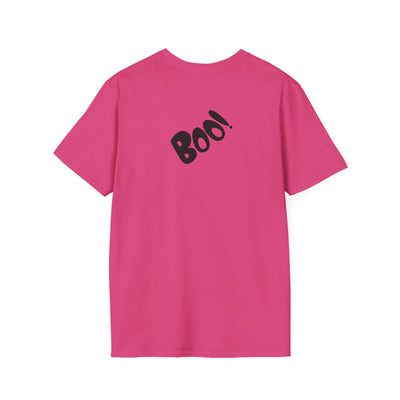 NOTALIFY Just Here for the Boo Dog Halloween TEE | Cute Puppy Costume | Soft Cotton | Fun Fall Outfit for Kids & Adults