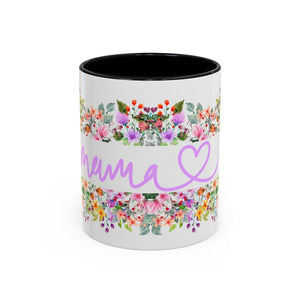 Mug, Floral Garden Beautiful Cute Mama Love Coffee Cup
