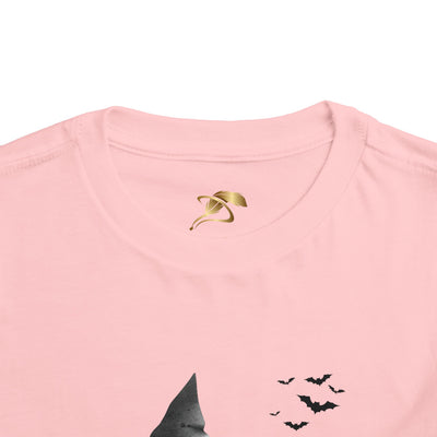 NOTALIFY Boo Halloween Gnome-CAT Toddler T-Shirt | Cute Fall Tee with Candy Bucket | Soft Cotton Short Sleeve | Spooky Outfit