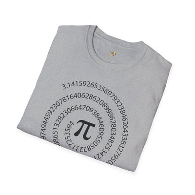 Pi Day Unisex Softstyle T-Shirt, Math Geek Gift, Irrationally Awesome Tee, March 14 Celebration Shirt, Mathematics Lover Top - NOTALIFY