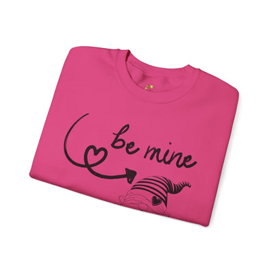 BE MINE Gnome Unisex Sweatshirt, Cozy Crewneck Jumper, Soft Pullover, Gender-Neutral Sweater, Casual Winter Shirt - NOTALIFY