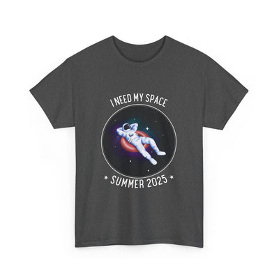 Astronaut Space Vibes Tee with galaxy graphic and cosmic relaxation theme.
