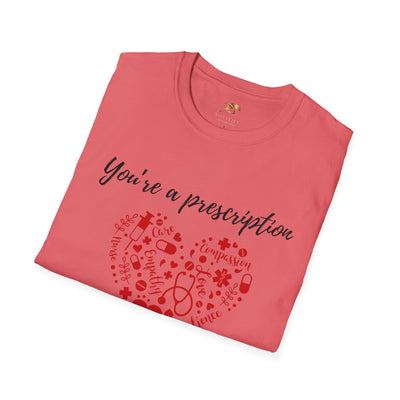 Love Prescription T-Shirt, Valentine's Day Gift, Couples Shirt, Enamorados Tee, San Valentin Apparel, Feb 14 Top - NOTALIFY