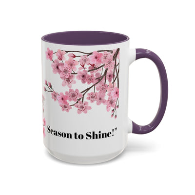 Coffee Mug, Season to Shine Design - Festive Holiday Gift, Spring Mug,