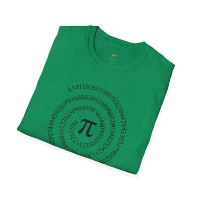 Pi Day Unisex Softstyle T-Shirt, Math Geek Gift, Irrationally Awesome 